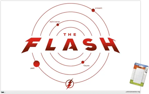 Vista 11 de Trends International DC Comics Movie The Flash - Póster de pared de la línea de tiempo