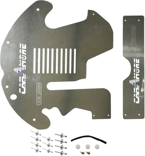 Vista 4 de Protector de Convertidor Catalítico Escudo Defensor de Aluminio de Reemplazo para Prius 2010 2011 2012 2013 2014 2015 - Convertidor Catalítico