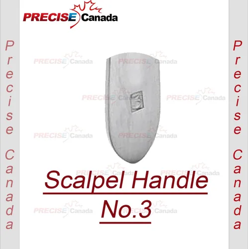 Vista 4 de MANGO DE ESCALPEL # 3 CON CUCHILLAS ACERO CARBONO 20PC #15 HOJAS