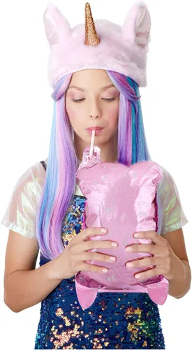 Vista 3 de MGA Entertainment Na! Na! Na! Surprise 2 en 1 - Muñeca de moda y bolso de felpa Serie 3 - Jennel Jaguar