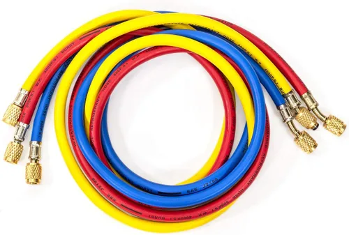 Vista 5 de Aire bomba de aspiradora Xtremepowerus HVAC – A/C refrigeración kit colector ac gauge set