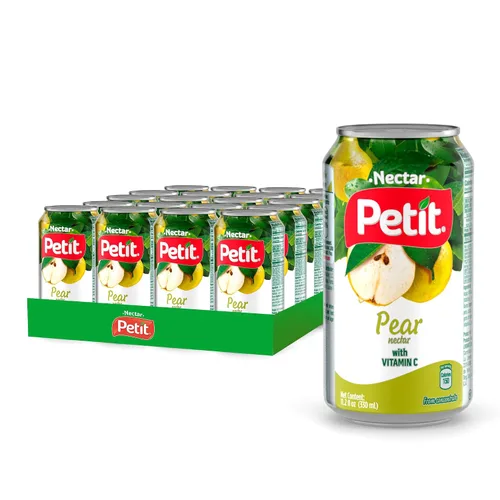 Vista 9 de Petit Néctar de manzana, latas de 330 ml (paquete de 24) – Bebida refrescante de jugo de fruta