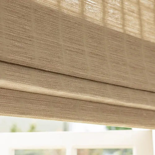 Vista 13 de Persianas romanas opacas sin cordones, persianas de oscurecimiento de habitación color beige para ventanas, fáciles de instalar, con aislamiento