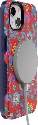 Vista 5 de Casely Funda para iPhone 15 Flores pintadas Frida Kahlo Floral Girly Funda atrevida Compatible con MagSafe