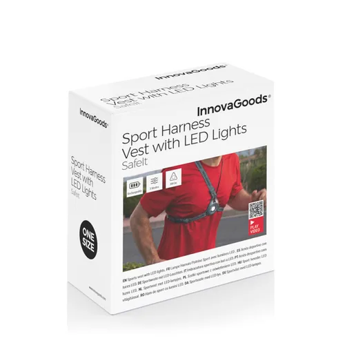 Vista 20 de Arnés Deportivo con Luces LED Safelt InnovaGoods