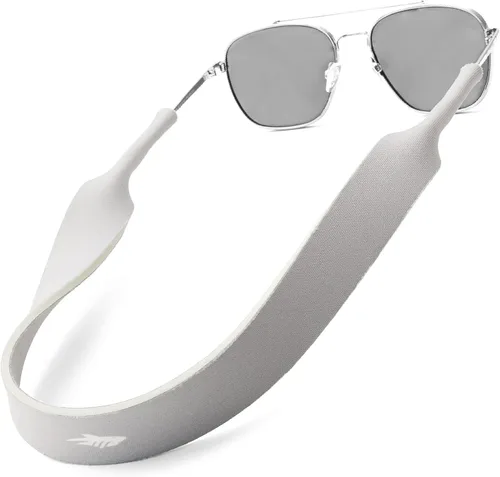 Vista 23 de Pilotfish Correa de neopreno para lentes de sol, retenedor de gafas de neopreno, cordón flotante seguro para lentes de sol con extremos Azteca