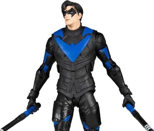 Vista 6 de McFarlane Toys - DC Multiverse Nightwing (Gotham Knights) Figura de acción de 7 pulgadas con accesorios