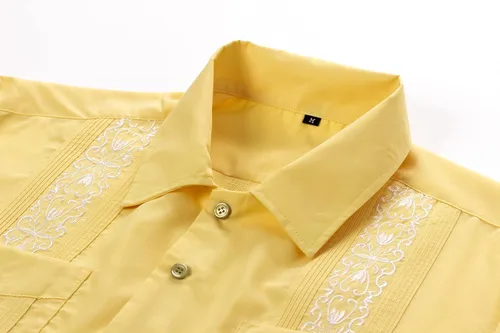 Vista 2 de Camisas Guayabera de manga corta para hombre