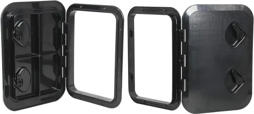 Vista 4 de Amarine Made Marine Deck Hatch Boat Deck Hatch Access Hatch & Lid 12-3/8" X 17-1/4" - White - 315mmx440mm