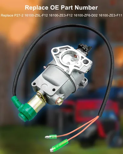 Vista 4 de Carburador P27-2 apto para Duromax XP10000E 18hp Honda GX340 GX390 EB3500X EM3500X EB5000X EM5000SX EB6500 EM6500SX EW171 Wen PowerPro Westinghouse