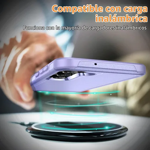 Vista 7 de SPIDERCASE Funda diseñada para Samsung Galaxy S23, [protección contra caídas de grado militar de 10 pies], paquete de 2