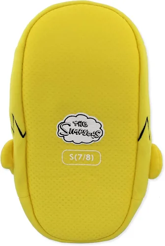 Vista 7 de The Simpsons Pantuflas faciales 3D Homer Simpson de felpa novedosas para hombres y adultos