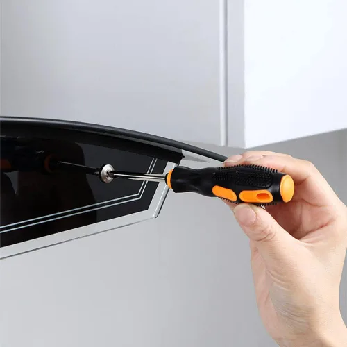 Vista 8 de Juego de destornilladores 8 en 1, destornilladores intercambiables multifuncionales para electricista, puntas portátiles de alta resistencia