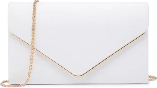 Vista 23 de Bolsos de mano Dasein para mujer, de ante sintética, para noche, formales para fiestas, bodas, cócteles, graduación