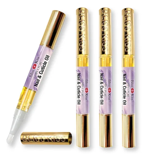 Vista 13 de NUEVO Bliss Kiss simplemente aceite puro de cutícula y uña kit principiante