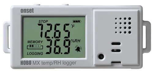 Vista 2 de temperatura/humedad registrador de datos, Bluetooth