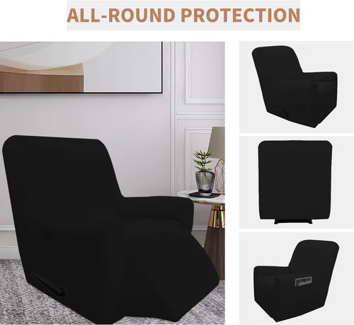 Vista 4 de Easy-Going - Funda 100 % impermeable doble para sofá reclinable, diseño jacquard, en 1 pieza, a prueba de derrames, para niños, mascotas, perros