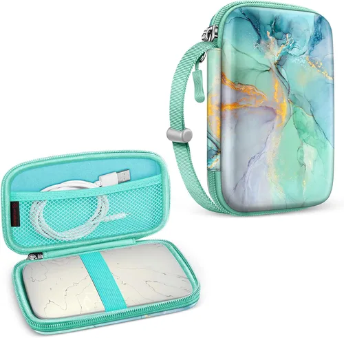 Vista 12 de FINTIE Funda para impresora HP Sprocket Select/Sprocket Plus Smartphone Dreamy Marble