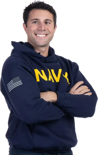 Vista 9 de Ann Arbor T-shirt Co. Sudadera con capucha para el ejército de los Estados Unidos, First Responder de la Fuerza Aérea del Ejército