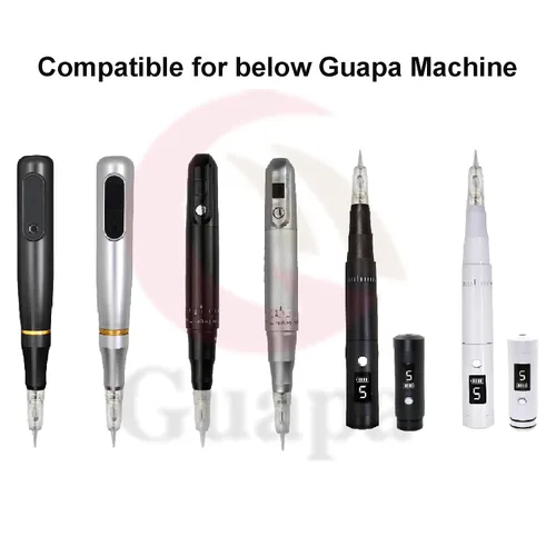 Vista 6 de Guapa - Aguja de cartucho de 0.354 in, 20 agujas nano de 1R-0.007 in, agujas de cartucho de maquillaje permanente, agujas 1R, 2R, 3RL, 5RL, 3F, 5F