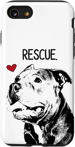 Vista 18 de Rescue Pitbull Dog Save Dogs Pit Bull Lover - Carcasa para iPhone 17