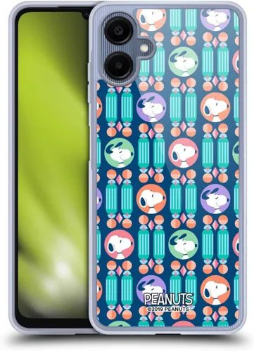 Vista 309 de Head Case Designs Snoopy Deco Dreams - Funda de gel con licencia oficial de Peanuts Blue Pattern [protección de grado militar] compatible con Google