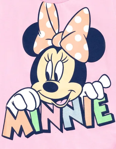 Vista 4 de Disney Minnie Mouse - Conjunto de camiseta y pantalones cortos para niñas pequeñas