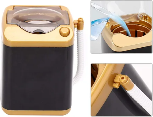 Vista 3 de Voluxe Mini lavadora, máquina de limpieza, lavadora eléctrica, lavadora de hogar para regalo (dorado)