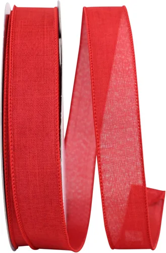 Vista 33 de Cinta Reliant Ribbon 92573W-031-09K para borde con alambre Everyday Linen Value, 1-1/2 pulgadas x 50 yardas, color negro