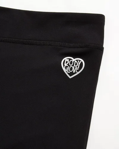 Vista 4 de Body Glove Conjunto de pantalones cortos activos para niñas, camiseta de 4 piezas, camiseta sin mangas, pantalones cortos de bicicleta, leggings