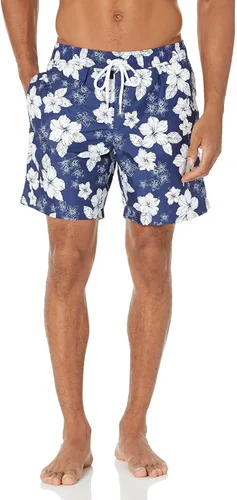 Vista 26 de Amazon Essentials Traje de baño para hombre con forro de malla, bolsillos, cierre de cordón