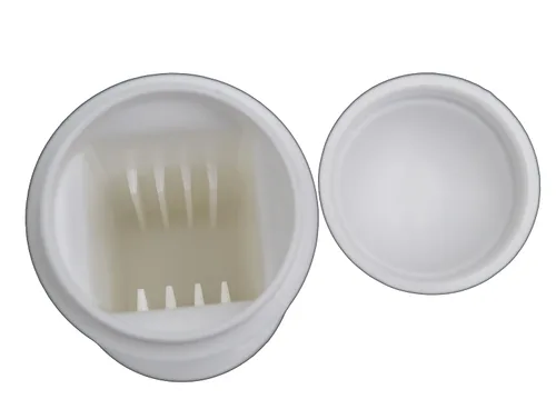 Vista 3 de EISCO 3PK Coplin Tarros - Tinción - Capacidad para 5-10 diapositivas cada uno - Polipropileno