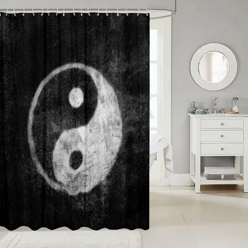 Vista 18 de Feelyou Cortina de ducha con diseño de gato para decoración de baño, bonita cortina de baño para puestos de bañeras, accesorios de baño divertidos