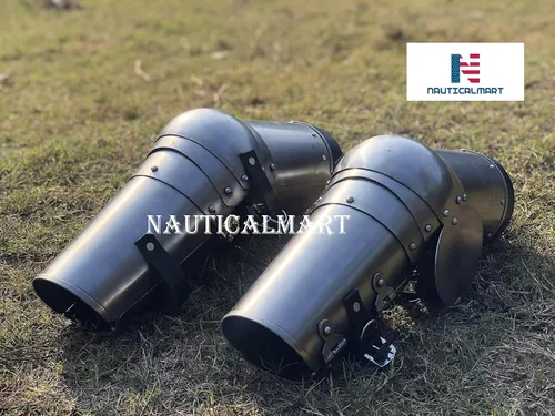 Vista 6 de NauticalMart Calvario de finales del siglo XIV, 0.63 oz, disfraz medieval de armadura de guardia de brazos