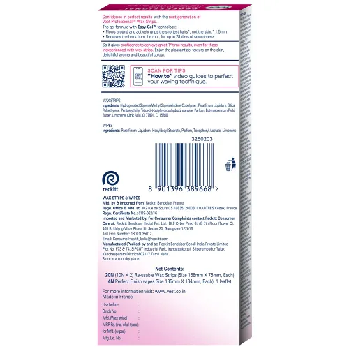 Vista 11 de Veet Kit de depilación de cuerpo completo para piel normal