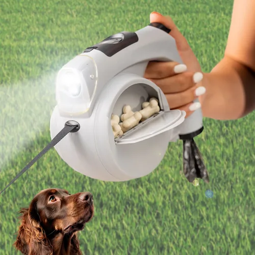 Vista 2 de Correa Retráctil para Perros 6 en 1 Leashic InnovaGoods