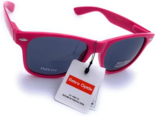 Vista 5 de WebDeals Retro - Classic 80s Style Sunglasses Vintage Rectangle