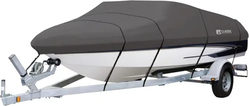 Vista 12 de Classic Accessories StormPro - Funda para lancha de servicio pesado, se adapta a lanchas de 12 pies a 14 pies de largo x 68 pulgadas de ancho