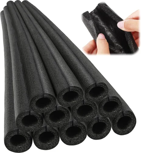 Vista 16 de Amylove 12 tubos de espuma de aislamiento de tubería de 1 pie para piscina, fideos de agua aislantes, fideos para preservación del calor, cubiertas