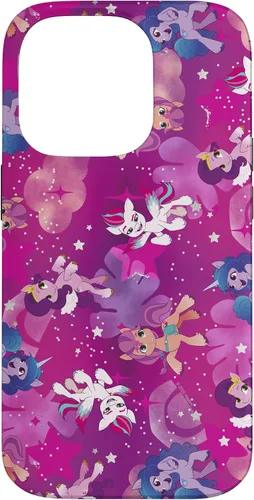 Vista 17 de My Little Pony: Una nueva generación Pink Group Pony Pattern V3 Funda para iPhone 17