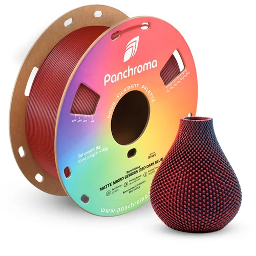 Vista 18 de Polymaker Panchroma - Filamento PLA mate de 0.07 in, 2.2 lbs, madera de Madera mate de doble degradado