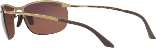Vista 5 de Ray-Ban Gafas de sol rectangulares RB3542 Chromance para hombre
