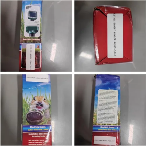 Vista 8 de Paquete de 8 repelentes de topos alimentado por energía solar, repelente ultrasónico de topos disuasorio para patio, repelente solar de roedores al
