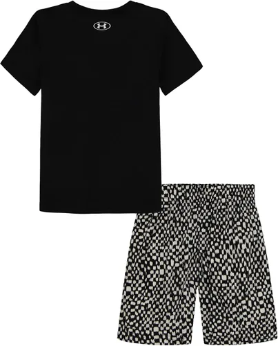 Vista 32 de Under Armour baby-girls Ua Terrazzo Leopard Heart SetShort Set