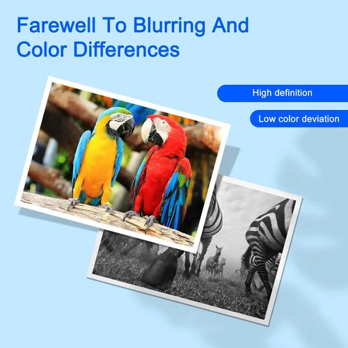Vista 5 de 65XL Paquete combinado de cartuchos de tinta negro y color compatible con HP 65 N9K04AN N9K03AN Uso para HP Envy 5052 5055 5058 Deskjet 2624 2652 1