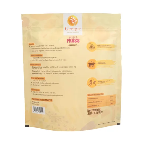 Vista 2 de Fertilizante orgánico para insectos – Alimento para plantas multiusos y enmienda del suelo, mejora la salud del suelo, desarrollo de raíces