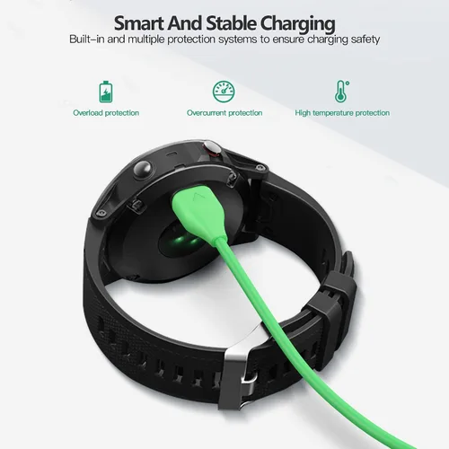 Vista 4 de AWINNER Compatible con el cable cargador de reloj Garmin (USB A - 1 unidad)