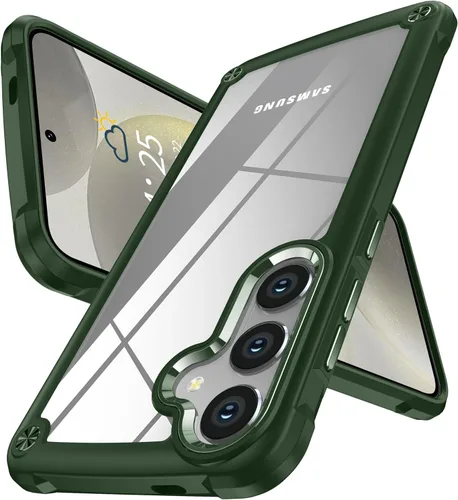 Vista 44 de Oterkin Funda magnética para Samsung Galaxy A17 mate, funda de teléfono A17 compatible con MagSafe esmerilada, translúcida, a prueba de golpes Negro