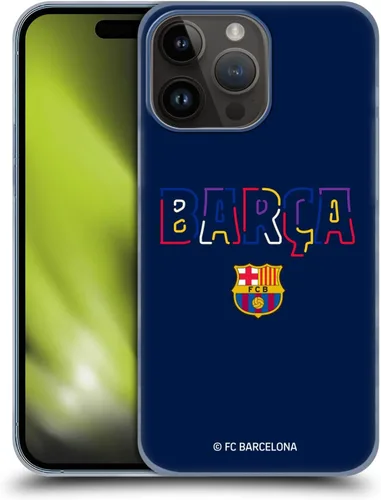 Vista 10 de Head Case Designs Funda rígida con licencia oficial del FC Barcelona Barca Crest Graphics compatible con Apple iPhone 15 Pro Max