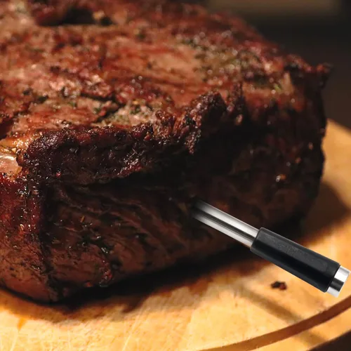 Vista 8 de Termómetro digital inalámbrico para carne, Bluetooth 5.2 de largo alcance con control de aplicación, compatible con iOS y Android, IP68 impermeable